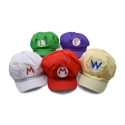 Super Mario Bros Hat Cap Fancy Dress Cosplay Costume Christmas Party Decor Kids • $8.59