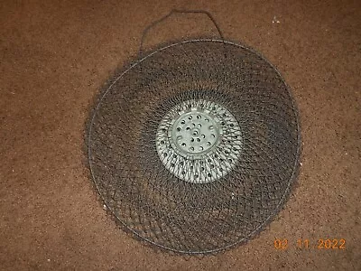 Vintage Maillinox Collapsible Fishing Basket Mesh Made In France • $30