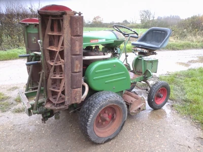 £575 • Buy Ransomes Motor Triple Road Registered Vintage Ride On Cylinder Mower, Lawnmower.