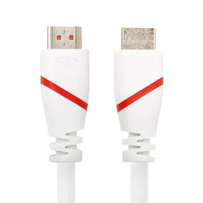 HDMI 2.0 1m Cable HDMI To HDMI TV DVD PS4 PS5 XBox Sky PC Laptop Lead White • £3.99