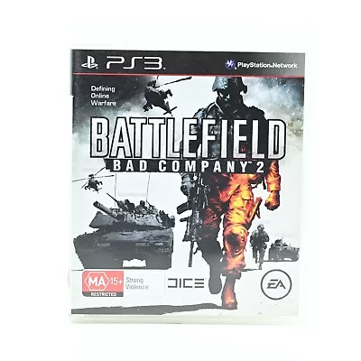 Battlefield: Bad Company 2 - Sony Playstation 3 / PS3 Game - FREE POST! • $9.99