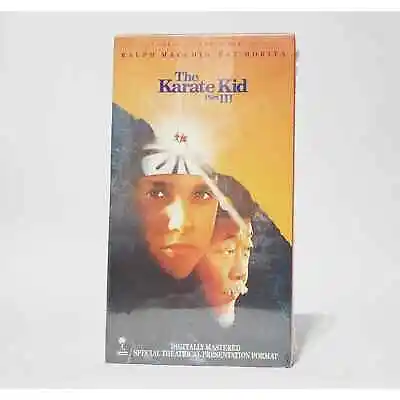 1989 The Karate Kid III 3 New Factory Sealed VHS Movie Video Cassette Tape • $30