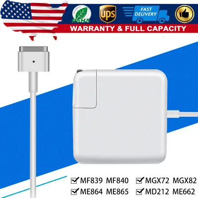 Mac Book Pro Charger For 13-Inch 2012-2016 Retina 60W 2 T-Tip Power Adapter • $14.89