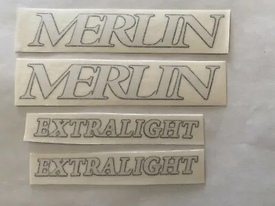 Merlin & Extralight White Letters Black Outlline  2 MERLIN And 2 Extralight • $24.98