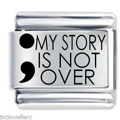 Daisy Charm -  SEMI COLON My Story *  Fits Italian Modular Charm Bracelets • £4.45