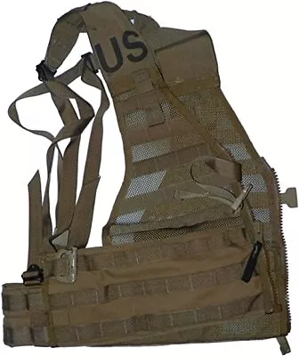 Military Issued Coyote Molle II Load Bearing Vest(FLC)-NEW • $34.95