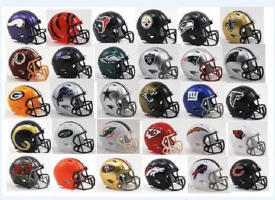 Nfl American Football Mini Speed Pocket Helmet Choose Your Team • £7