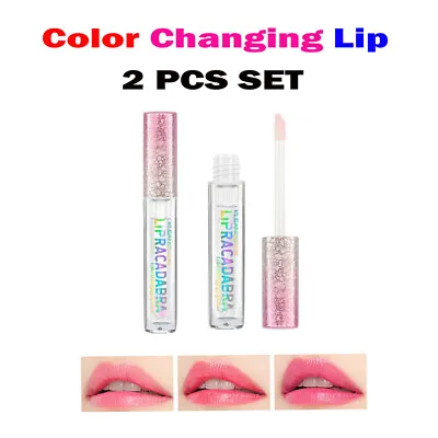 Kleancolor Lipracadabra Mood Changing Color Changing Magic Lip Gloss  2 PCS SET  • $3.75