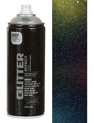 Montana Glitter Effect Spray 400ml - Silver • £8.50