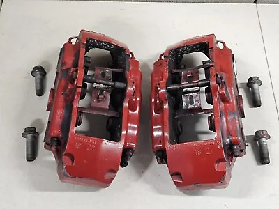 2010-2015 Audi Q7 Front Brake Caliper Pair Brembo 6 Piston 18 ZR OEM • $260