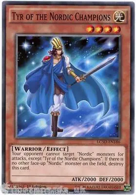 LC5D-EN186 Tyr Of The Nordic Champions 1st Edition Mint YuGiOh Card • £0.99