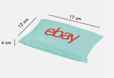 50 X EBay Branded Packaging Padded Bubble Plastic Mailers 120mm X 170mm 40mm Lip • £9.95