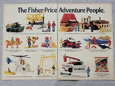 1976 Magazine Advertisement Page Fisher Price Adventure People Vintage Print Ad • $11.99