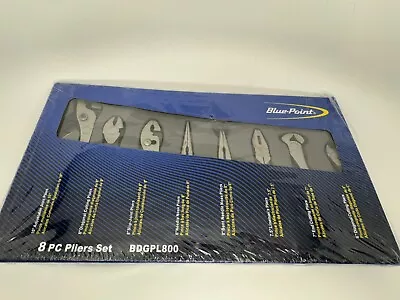 Blue Point 8 Pc Pliers/Cutters Set BDGPL800 FACTORY SEALED • $140