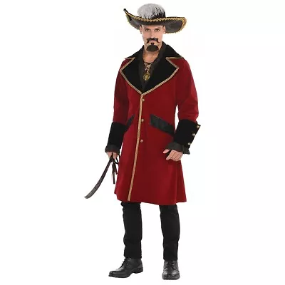 Pirate Captain Jacket Costume Halloween Fancy Dress • $38.69