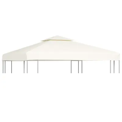 3x3m Gazebo Top Cover 2 Tier Roof Square Canopy Replacement Outdoor Shade • $88.25