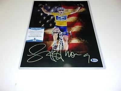 £181.73 • Buy Lance Armstrong 7 Time Tour De France Winner Beckett/coa Signed 11x14 Photo