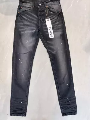 NEW Purple Brand Black Distressed Men Jeans - Fashion Statement • $89.99