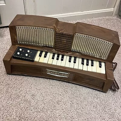 Vintage Emenee Cat. No. 205 Child's Portable Electric Toy Organ-Needs Repair • $45