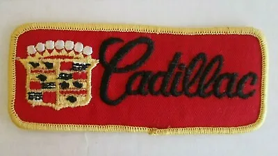 $9.99 • Buy Cadillac Racing Luxury Motor Vehicle Red& Crown Logo 5  Embroidered Patch Unused