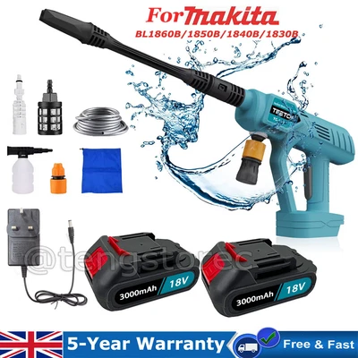 £17.90 • Buy For Makita Cordless Car High Pressure Washer Jet Water Wash Cleaner Gun /Battery