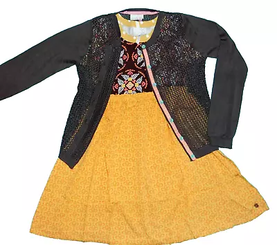 Nwt Matilda Jane 10 Happy & Free Sweet Scented Dress & Jordyn Cardigan • $63