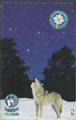 1993-94 Minnesota Timberwolves NBA Basketball Media Guide • $3.49