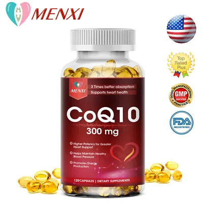 Coenzyme COQ-10 300mg AntioxidantHeart Health SupportIncrease Energy & Stamina • $4.05