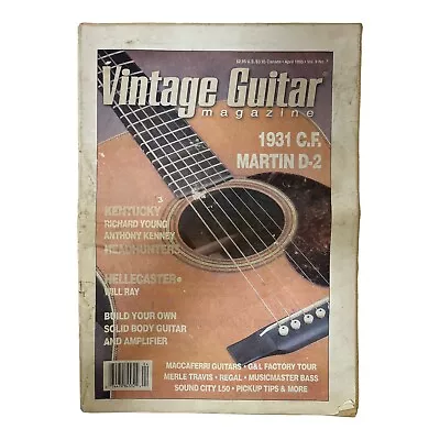 Vintage Guitar Magazine April 1996  1931 C.F. Martin D-2 • $14.99