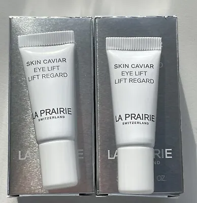 2X La Prairie Skin Caviar Eye Lift 3ml 0.1oz/each $164 Value NIB August 2025 • $50.39