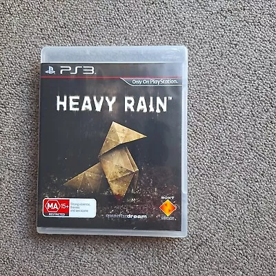 Heavy Rain PS3 PAL 2010 Interactive Drama Sony Computer Entertainment MA15+ • $10