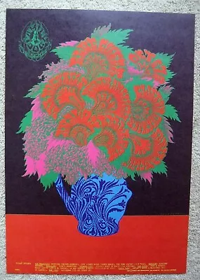 1967 Moscoso Blue Cheer Lee Michaels Family Dog  Fillmore Poster Fd 86 1st Mint • $172.99
