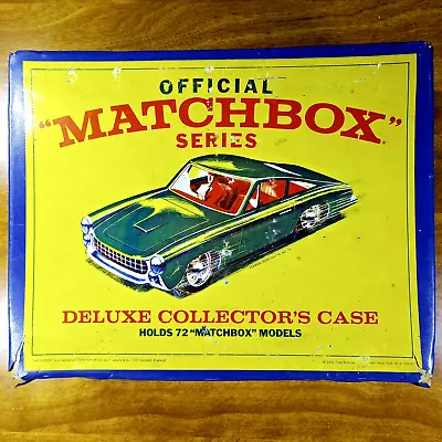 Matchbox Vintage Official Series Deluxe Collector's Case 72 Cars Models 1968 • $34.97