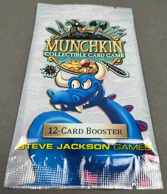 Munchkin CCG Base Set Booster Pack 1st Edition  1st Printing New Sealed • $6.89