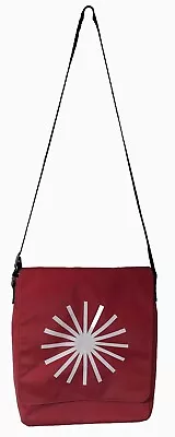 Whitbread Wilkinson Eames Large Canvas Satchel Bag Red 2009 Dot Panel Lining • £8.99