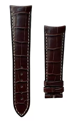 Daniel Jeanrichard - Bracelet - Genuine Alligator - 22x18mm - Brown  • $120