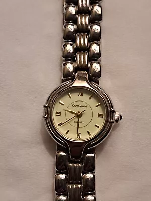 Women's Vintage Oleg Cassini Quartz Stainless Steel Wristwatch 7.5  • $23