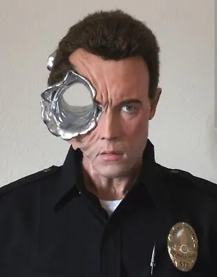 Terminator 2: Judgment Day T-1000 Badge #572 Movie Prop Replica Metal Badge • £109.74