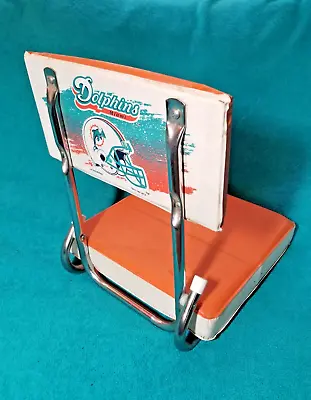 Vintage Miami Dolphins Stadium Seat NFL Football Folding Bleacher Chair 1997 • $29.99