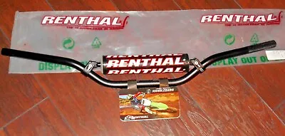 Renthal Honda Cr High Black Aluminum Handlebars Bars Dirt Bike Motocross • $97.95