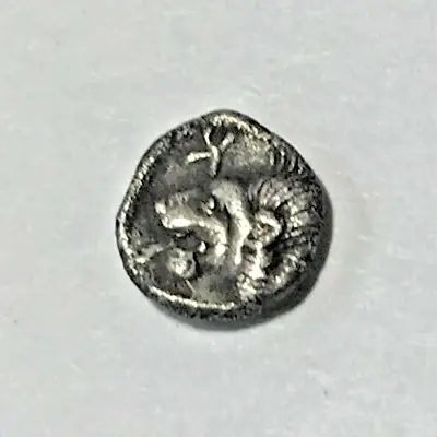 Ancient Greek Silver Coin Mysia Cyzicus. C.450 - 400 BC. Hemiobol Boar Lion • $118.79