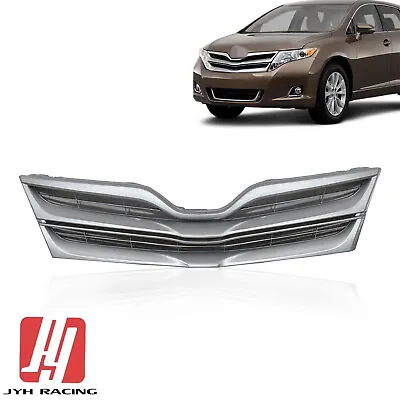 Fits Toyota Venza 2013-2016 Front Upper Grille Grill Silver Factory Replacement • $105.99