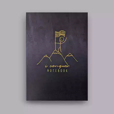 $15 • Buy A5 Bullet Dot Journal Notebook 40 Pages - I Conquer