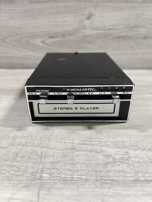 Vintage Realistic Model No. 12-1800 8-Track Car Stereo Player Radio Shack • $50