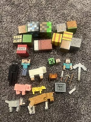 Minecraft Figures Lot Blocks Accesories • $15