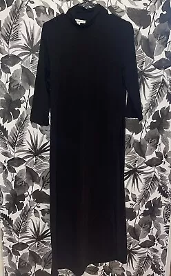 Kate Hewko Turtle Neck Long Dress With High Slit Small • $100