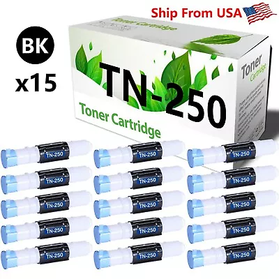 15PK TN-250 Toner Cartridge Fit For DCP-1000 MFC-4800 IntelliFax-2800 Printer • $159.99