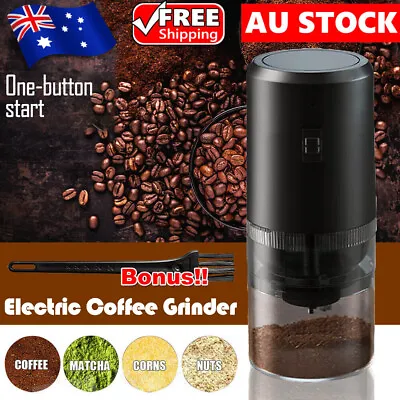 USB Electric Coffee Grinder Grinding Milling Bean Nut Spice Herb Blender Machine • $24.49