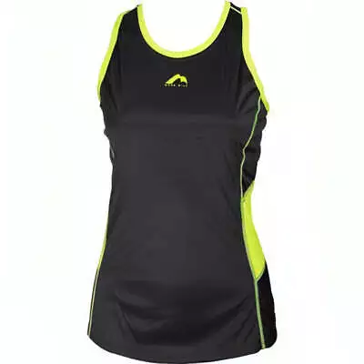 £3.49 • Buy More Mile Womens Racer Back Running Vest Tank Sleeveless Top - Black