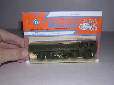 ROCO #Z-296  German Man 4540 10 Ton Covered Truck  Olive Green  H.O.Scale 1/87 • $29.99